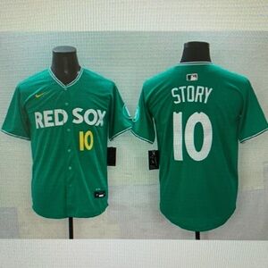 Trevor Story Jersey Green Stitched💖